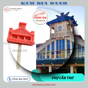 khuôn kem địa danh Chợ Cần Thơ
