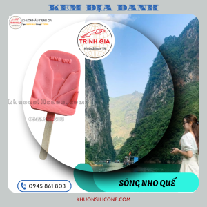 khuôn kem địa danh Sông Nho Quế
