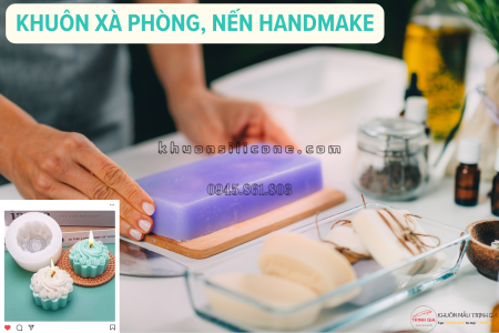 khuôn xà phòng, nến